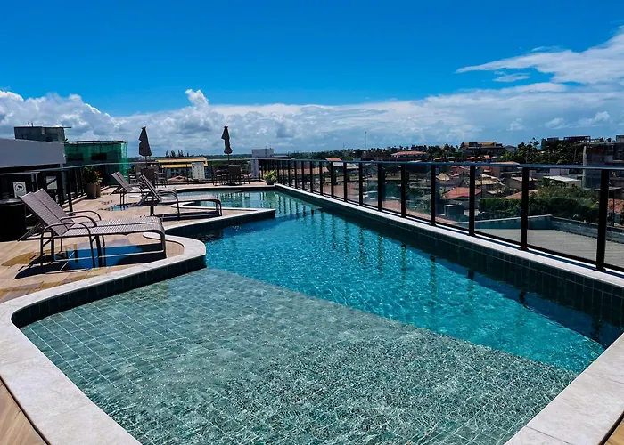 Flat Premium Novo No Centro De Porto L Piscina, Academia E Vaga Exclusiva Apartamento Pôrto das Galinhas